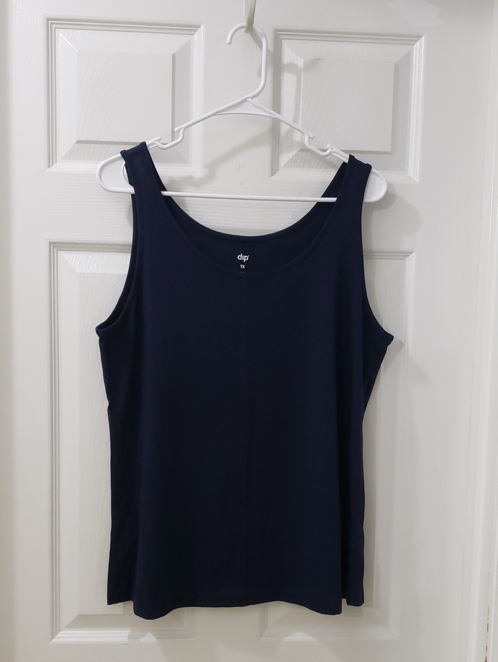 Women's Navy Blue Tank Top By The Brand Dip. Size: 1X